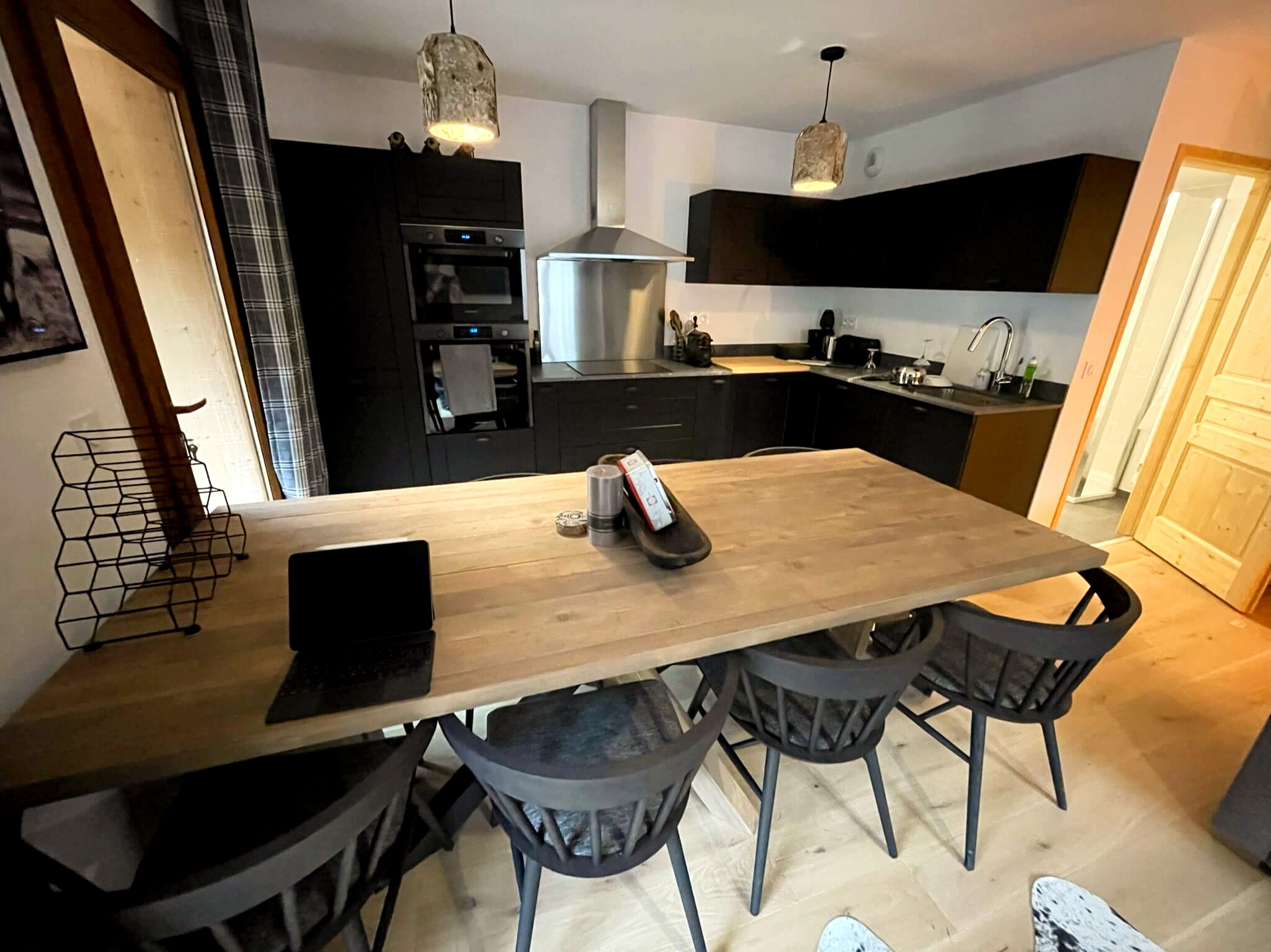 Open-plan kitchen