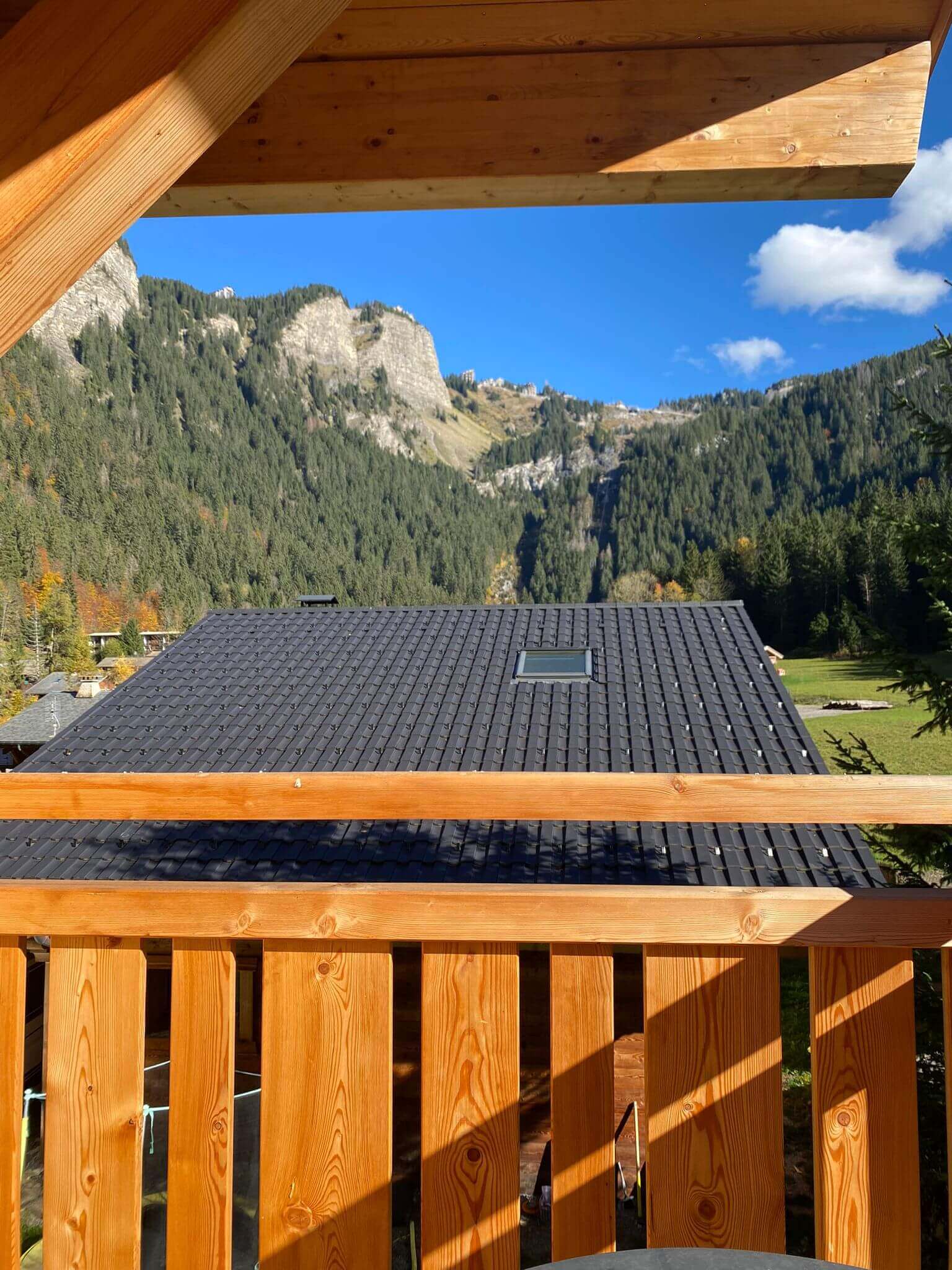 The view from the balcony
