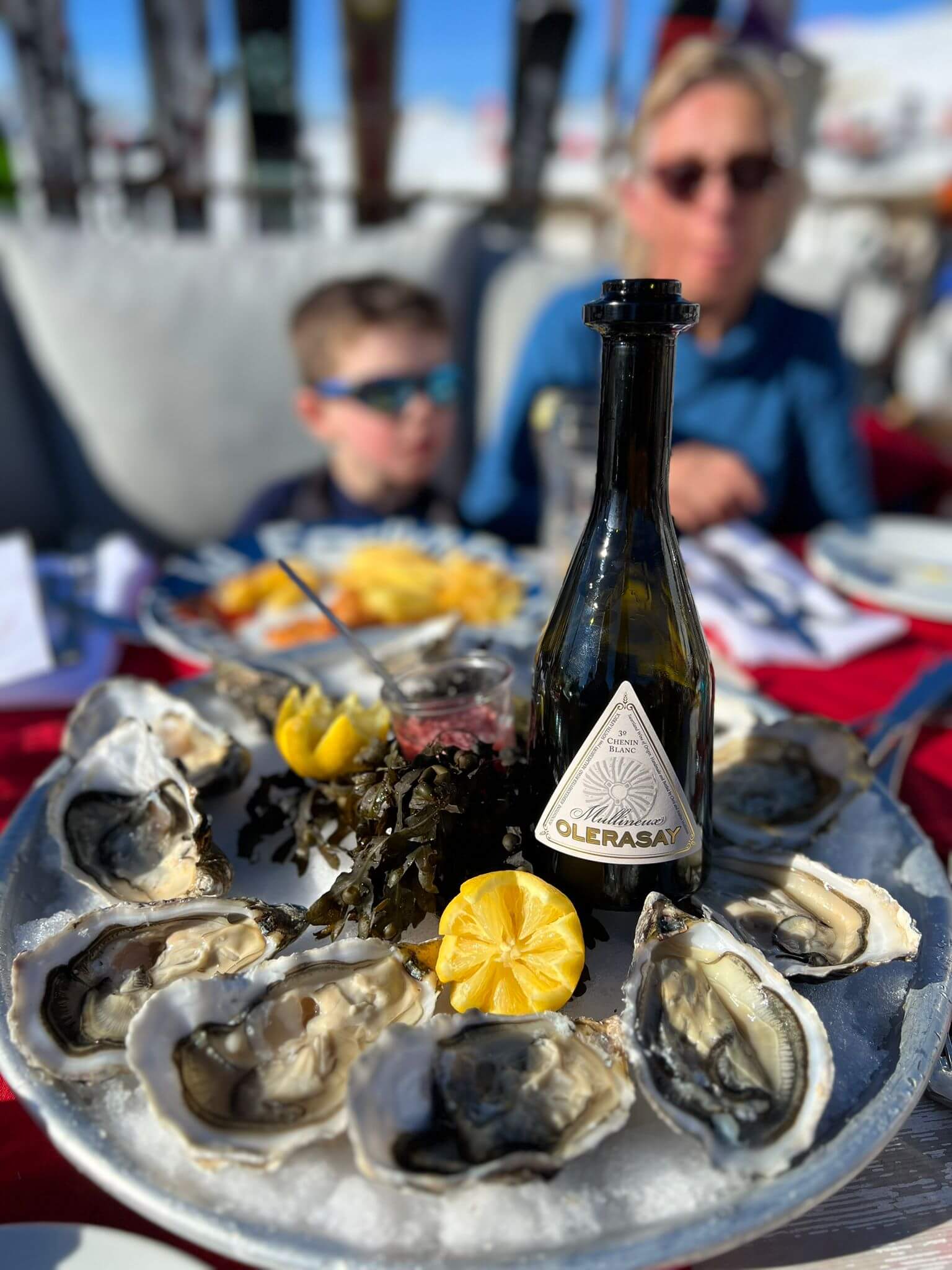 Oysters at La Folie Douce
